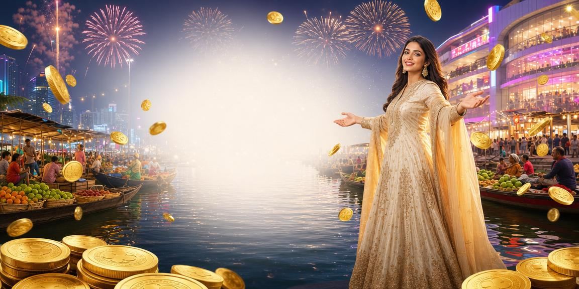 বরিশালে পোকার নীয়ন গেমের দৃশ্য